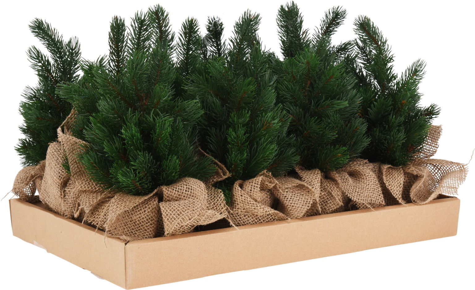 Kalėdinė dekoracija vazonėlyje PINE TREE JUTE, 30 cm, 1 vnt - 3