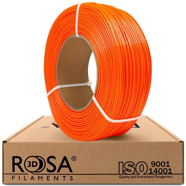 3D plastikas Rosa3D PET-G JUICY ORANGE, 1 kg, 1.75 mm, oranžinė sp.-0