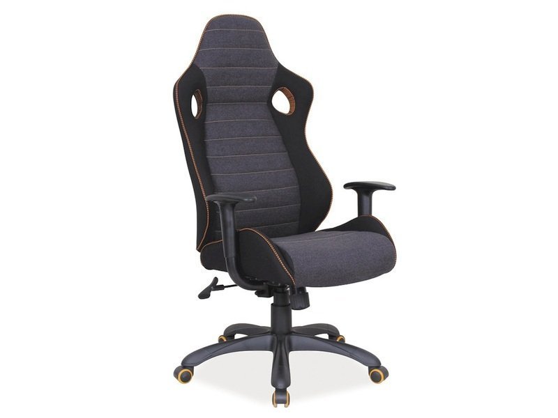 Biuro kėdė Q-229, juoda/pilka