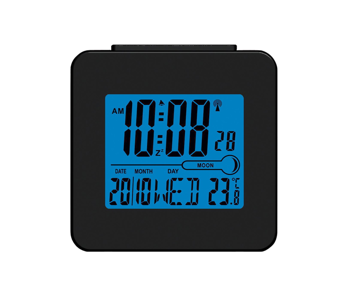 Radijo žadintuvas Denver Rec-34 Black-1