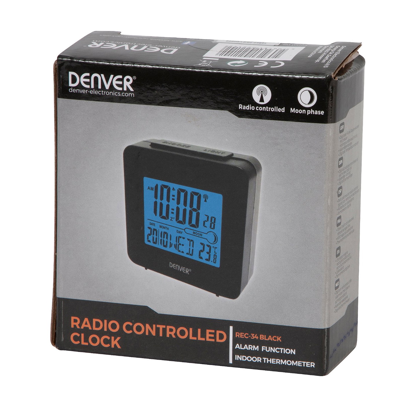 Radijo žadintuvas Denver Rec-34 Black - 3