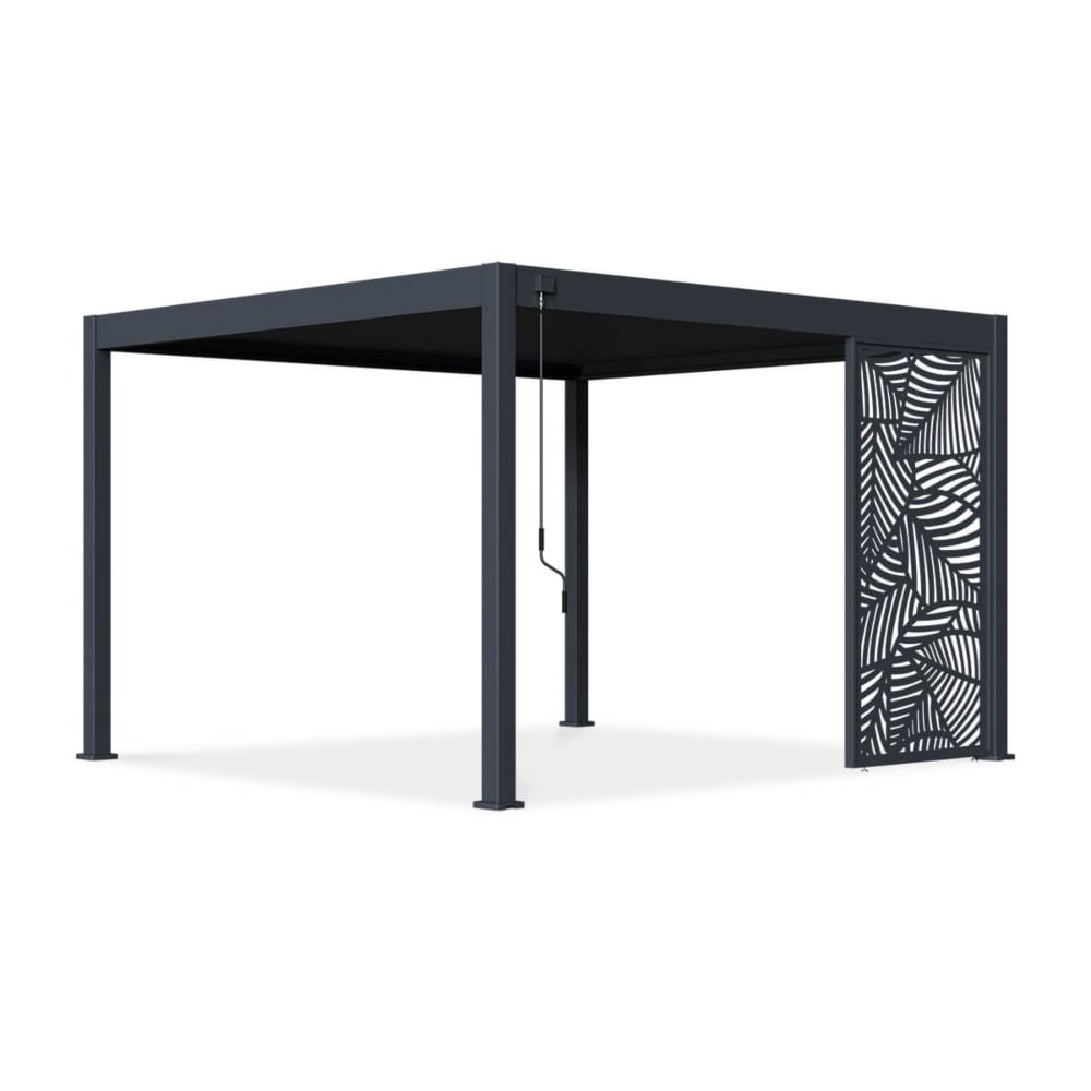 Dekoratyvinė panelė DECO, 130 cm, pavėsinėms Pergola ELEGANCE/DELUXE/FUSION, antracito sp.-1