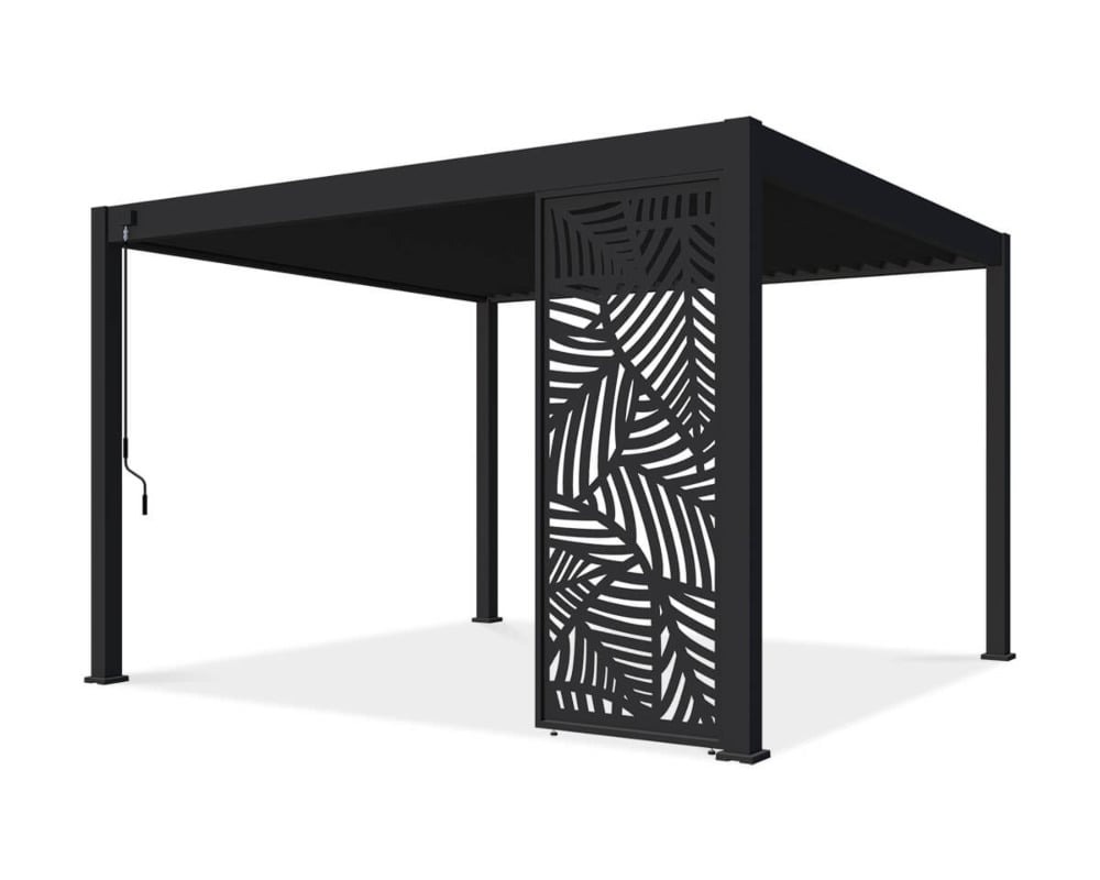 Dekoratyvinė panelė DECO, 130 cm, pavėsinėms Pergola ELEGANCE/DELUXE/FUSION, antracito sp.-0