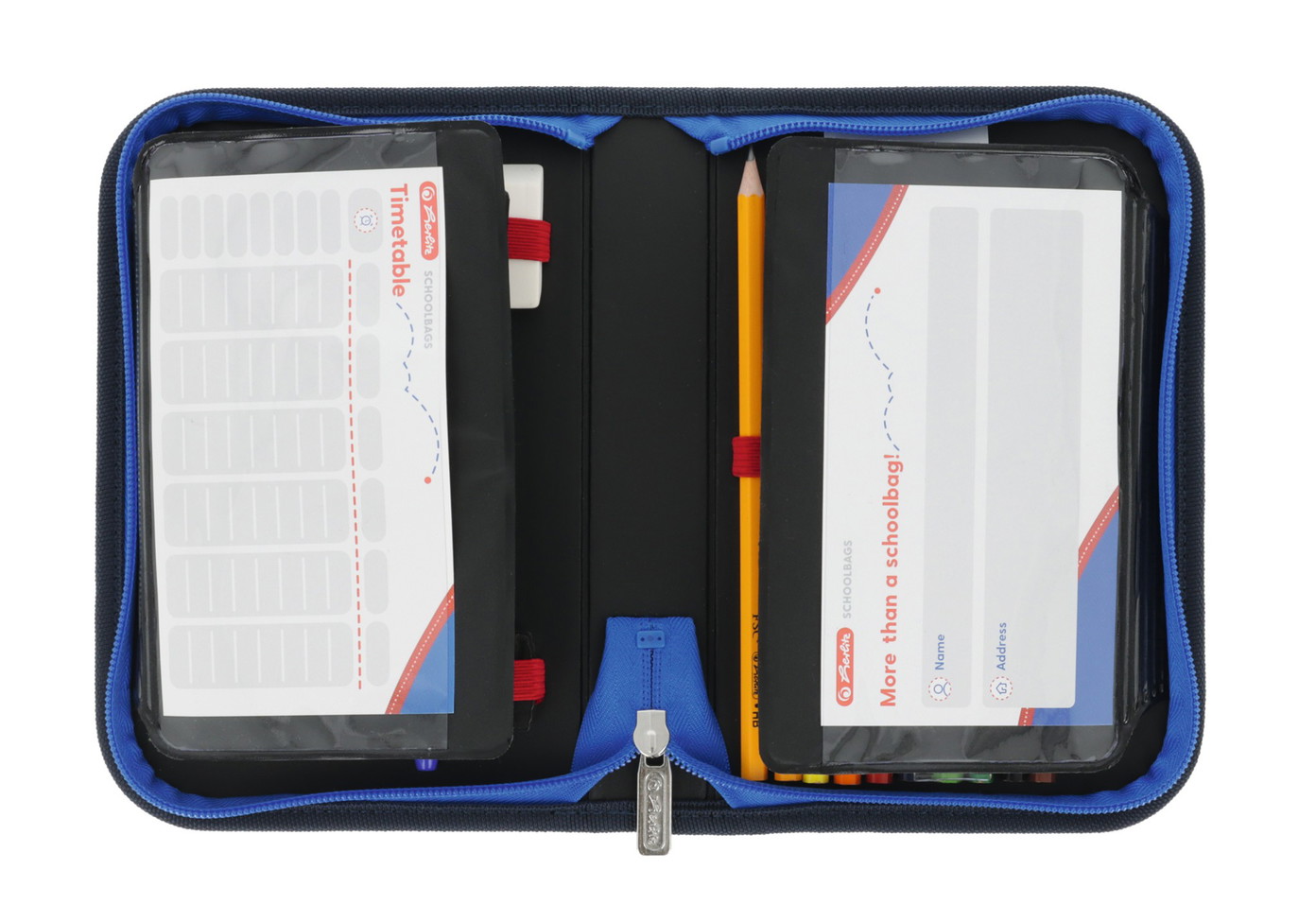 Penalas Herlitz High Speed su mokyklinėmis priemonėmis - 3