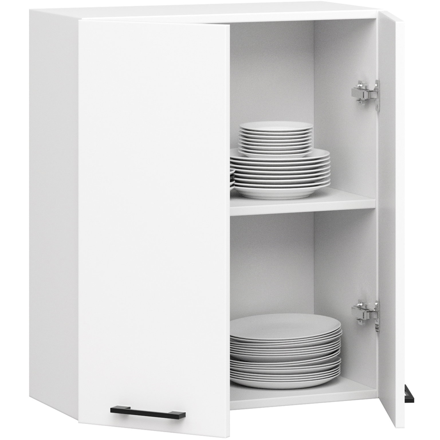 Pakabinama virtuvės spintelė OLIVIA W60, H72 cm, balta-1