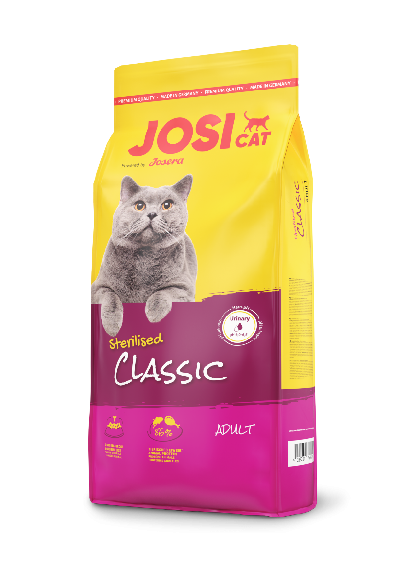 JosiCat sterilizuotoms katėms Classic, 10 kg