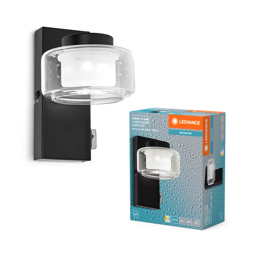Taškinis LED šviestuvas LEDVANCE ORBIS FLAME, IP44 1x5,5W CCT 3000/4000K 350lm 10x15x13cm - 2