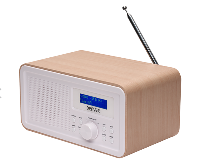 Radijo imtuvas Denver DAB-30 light wood-1