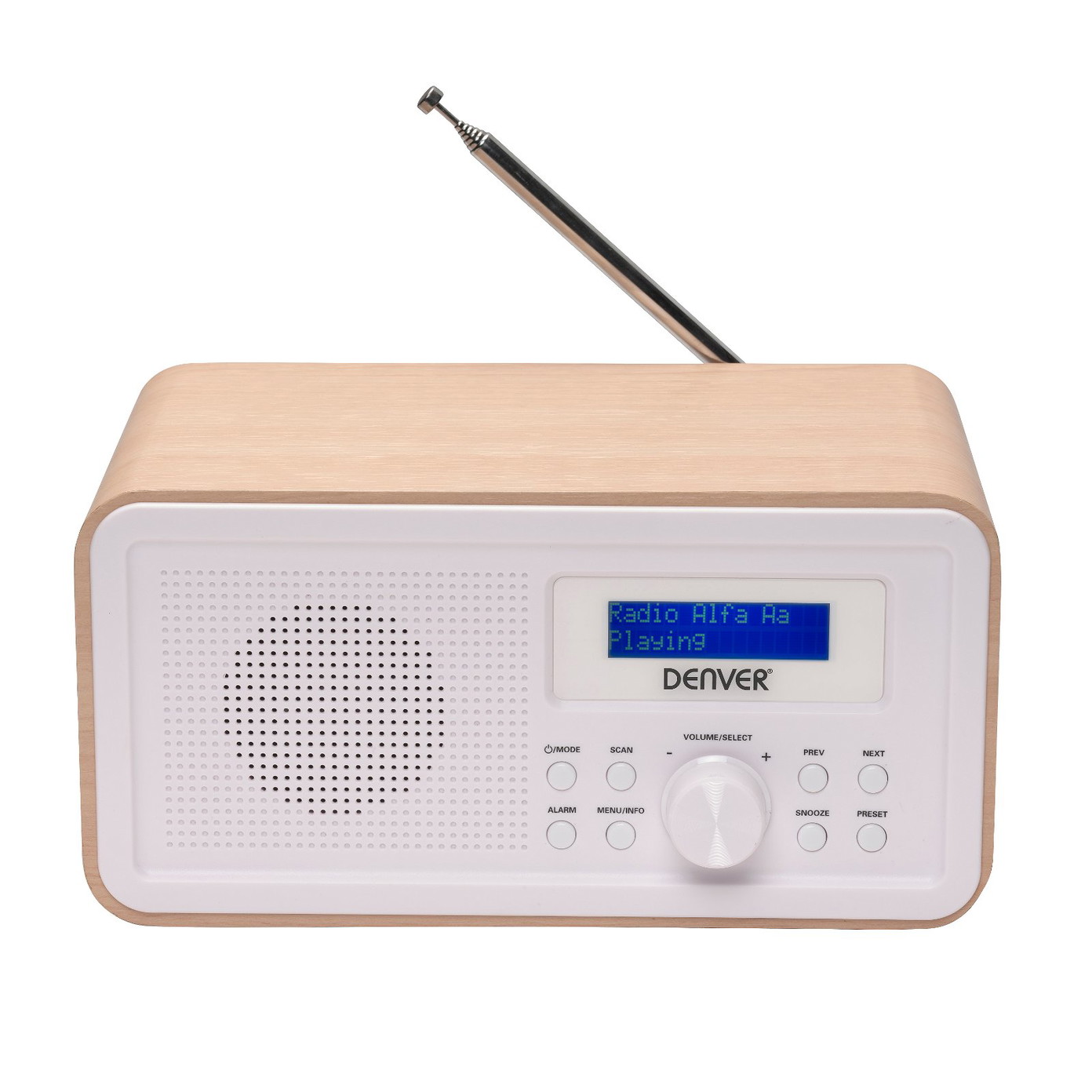 Radijo imtuvas Denver DAB-30 light wood - 5