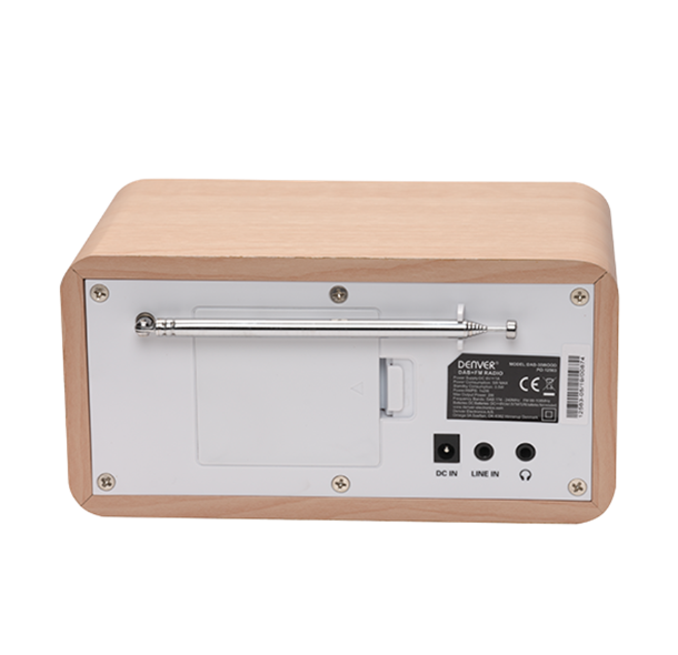 Radijo imtuvas Denver DAB-30 light wood - 3