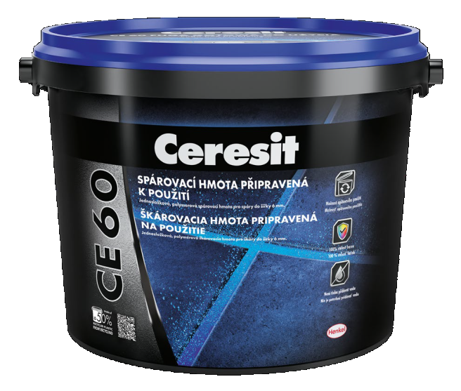 Plytelių siūlių glaistas CERESIT CE60, polimerinis, iki 6 mm, coal, 2 kg