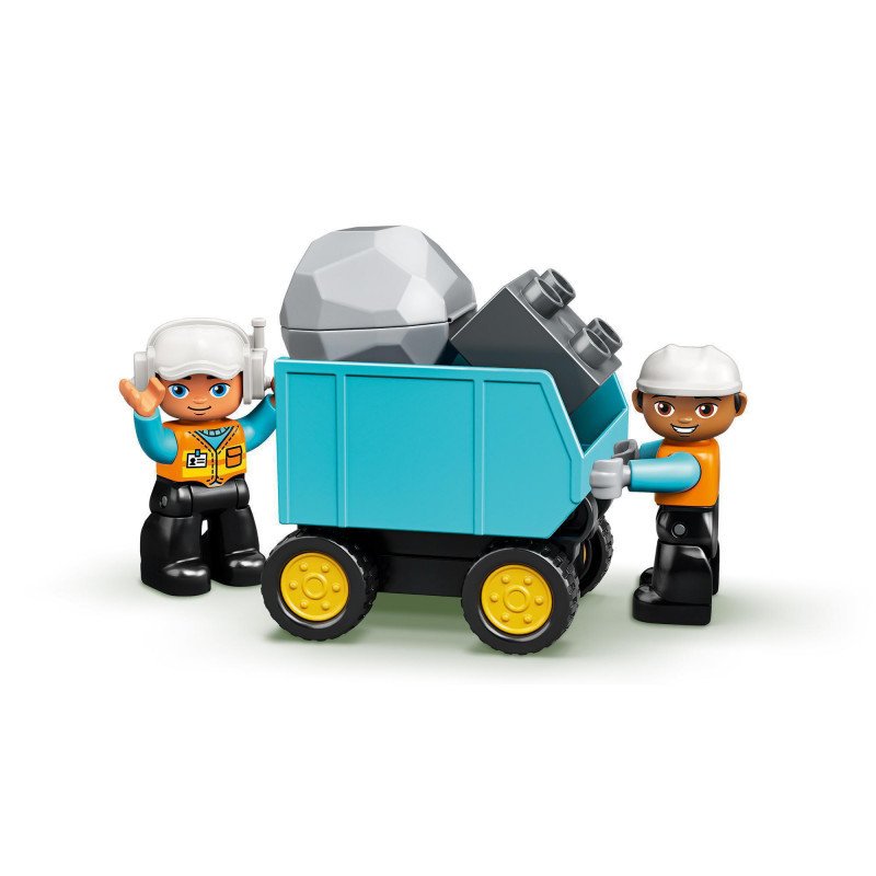 Konstruktorius LEGO DUPLO TOWN - TRUCK & TRACKED EXCAVATOR - 3