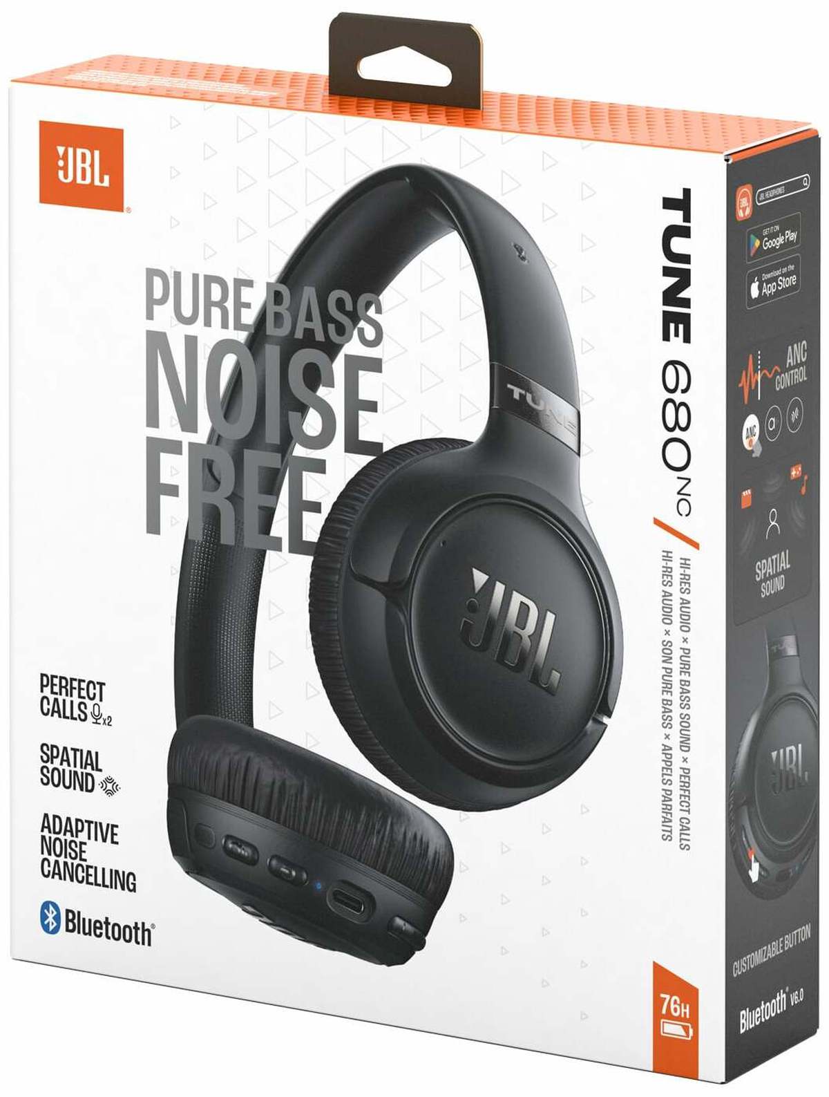 Belaidės ausinės JBL Tune 680 NC, juodos sp. - 4