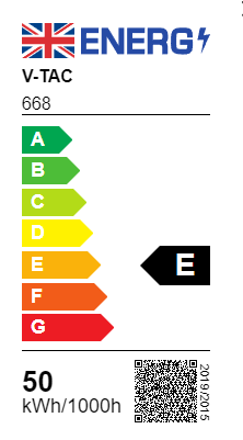 Visuomeninis LED šviestuvas V-TAC SAMSUNG, 6000 lm, 50 W, 4000 K, A++, baltos sp., 150 x 7,4 cm - 6