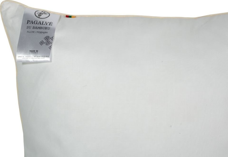 Pagalvė, 50 x 70 cm, imp. 60% bambukas, 40% medvilnė, užp. 50% bambukas, 50% PES, 600 g-1