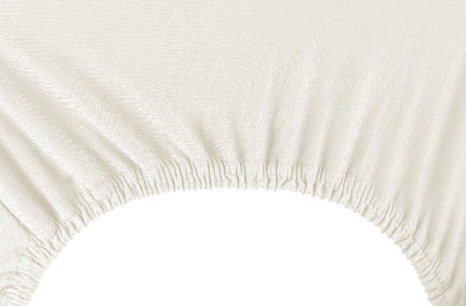 Jersey paklodė su guma Decoking AMBER creamy,  140x200 cm - 2