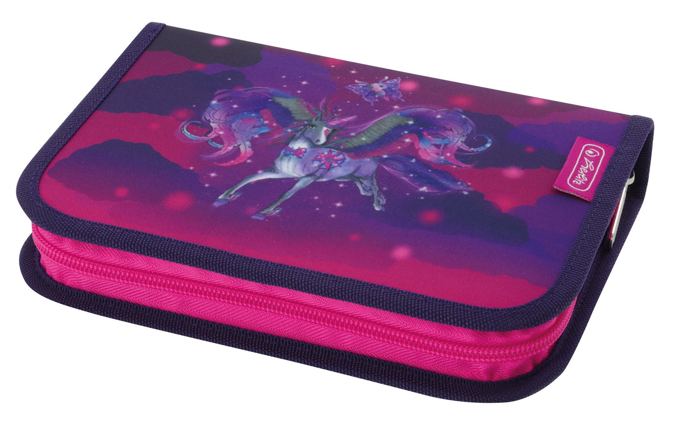 Penalas Herlitz Magic Unicorn su mokyklinėmis priemonėmis-0