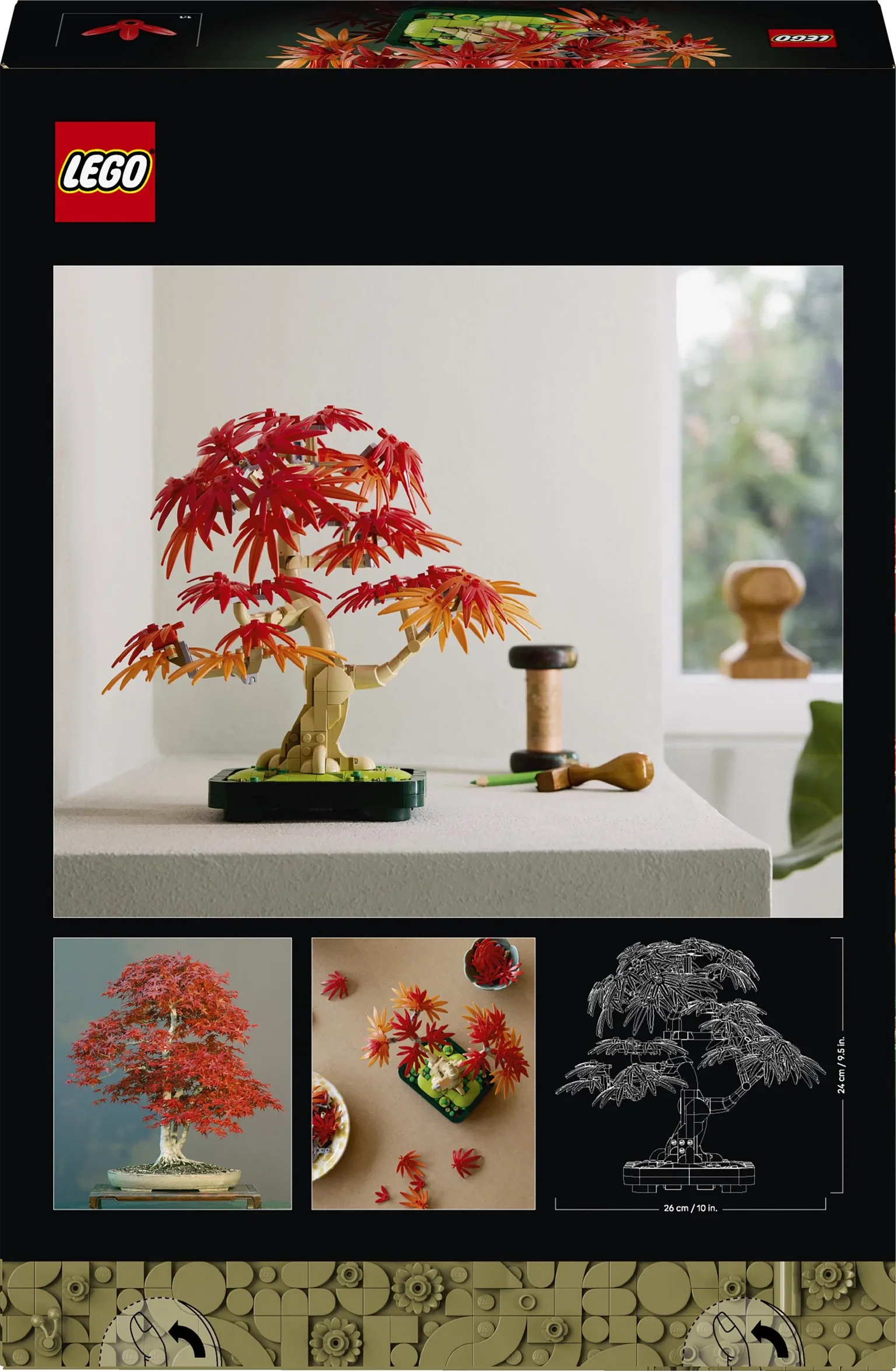 Konstruktorius LEGO® Botanicals Japanese Red Maple Bonsai Tree, 10348-1