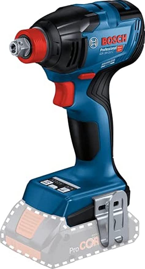 Akumuliatorinis smūginis veržliasūkis BOSCH PRO GDX 18V-210 C solo, 18V (be akum.)-0