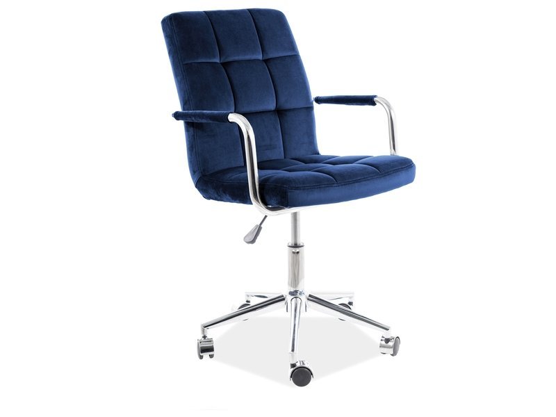 Biuro kėdė Q-022, tamsiai mėlyna - 1