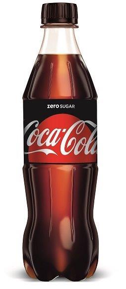 Gaivusis gėrimas COCA-COLA ZERO, 500 ml