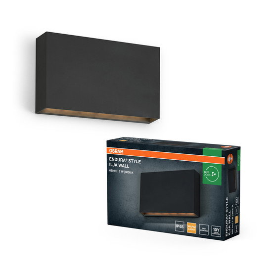 Sieninis LED lauko šviestuvas OSRAM ENDURA STYLE ILJA WALL, IP65, 3000K, 7W, 680 lm-1