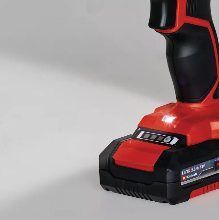 Akumuliatorinis suktuvas-gręžtuvas EINHELL TE-CD 18/2 Li, 18 V, 2 x 2 Ah Li-Ion, 44 Nm - 3