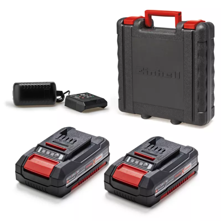 Akumuliatorinis suktuvas-gręžtuvas EINHELL TE-CD 18/2 Li, 18 V, 2 x 2 Ah Li-Ion, 44 Nm - 2