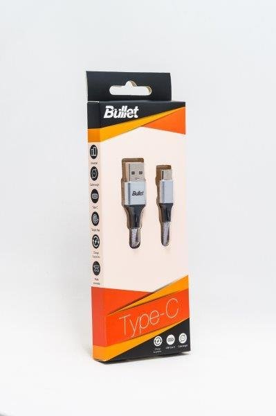 Jungiamasis laidas BULLET USB - TYPE C, 1 m