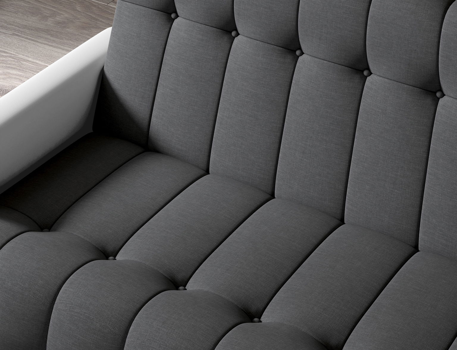 Sofa Garett, pilka/balta-1