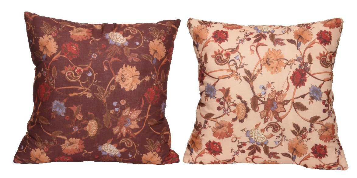 Dekoratyvinė pagalvė DECORIS, 2 - jų spalvų, 45 x 45 cm, 100 % medvilnė - 1