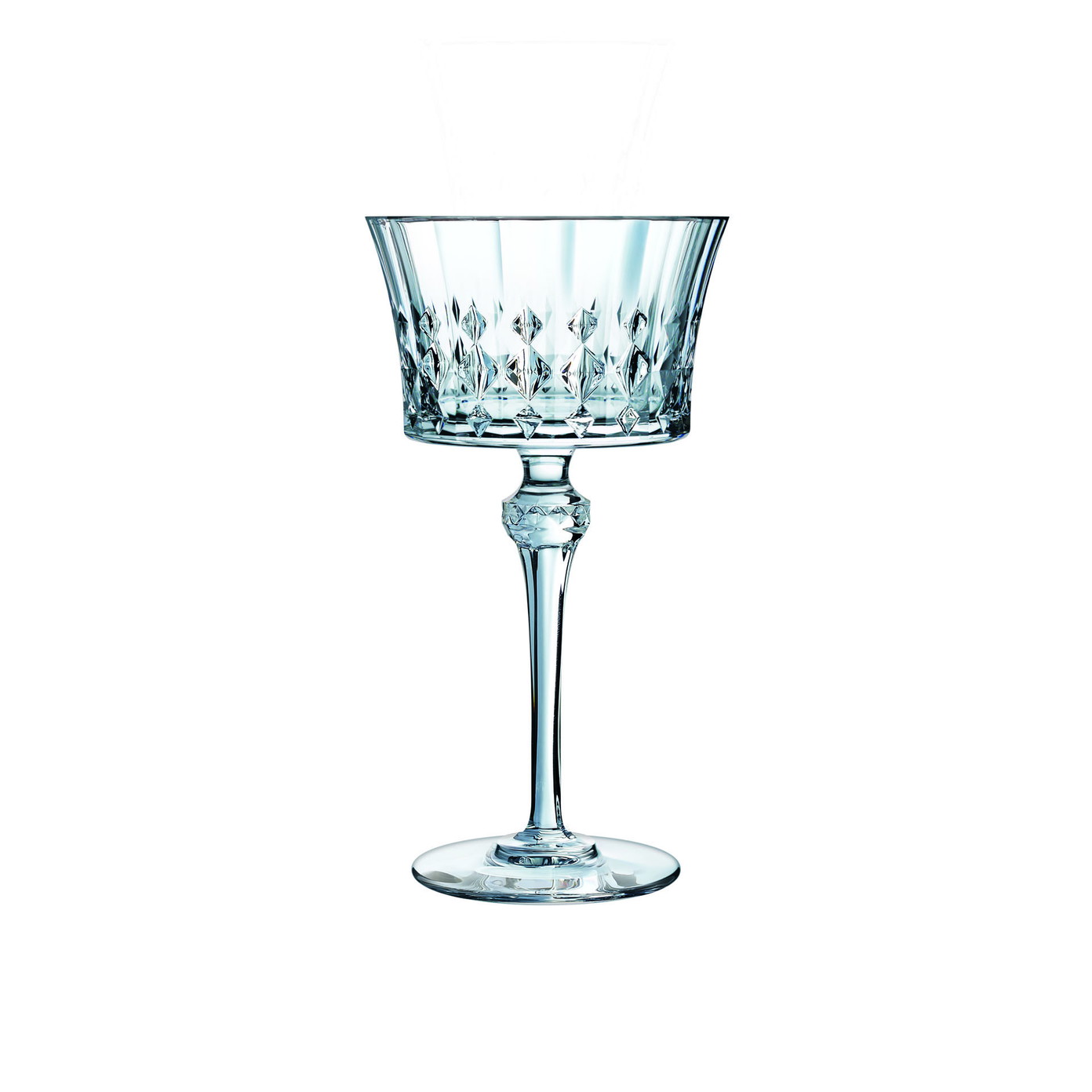 Krištolinės šampano taurės LADY DIAMOND, 230 ml, 4 vnt.-0