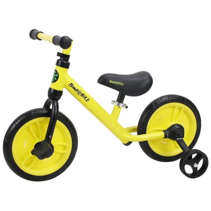 Balansinis dviratis BIMBO BIKE Balance, 11 dydis, geltonos sp.-0