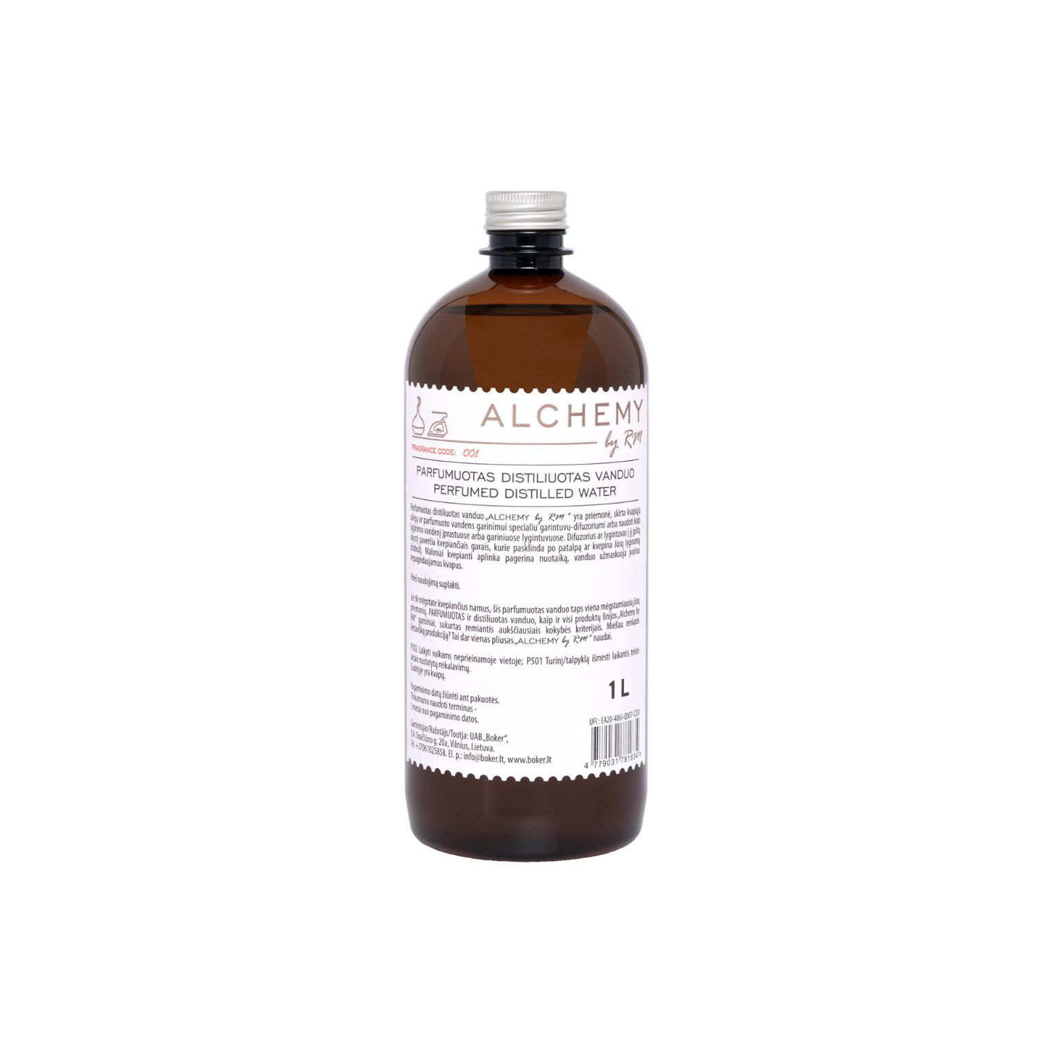 Distiliuotas ir parfumuotas vanduo BOKER Alchemy, 010, 1 l - 2