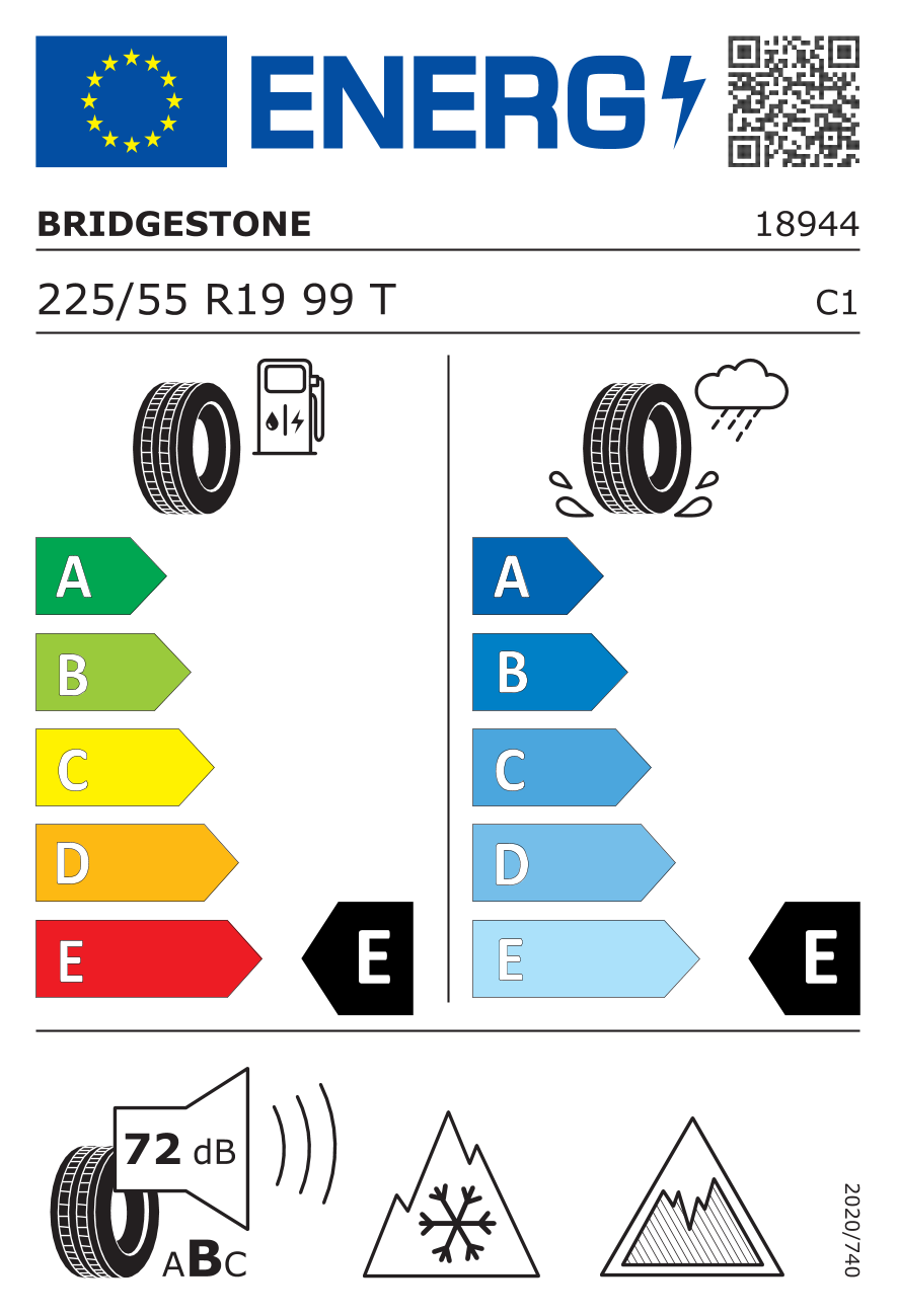 Bridgestone Blizzak DM V3 225/55 R19 99 T - ermitazas.lt