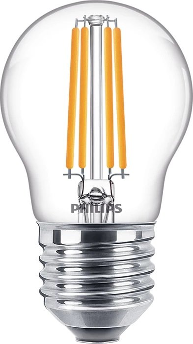 LED lemputė PHILIPS Classic, P45, E27, 5,9W (=60W), 2700K, 806 lm, šiltai baltos sp.