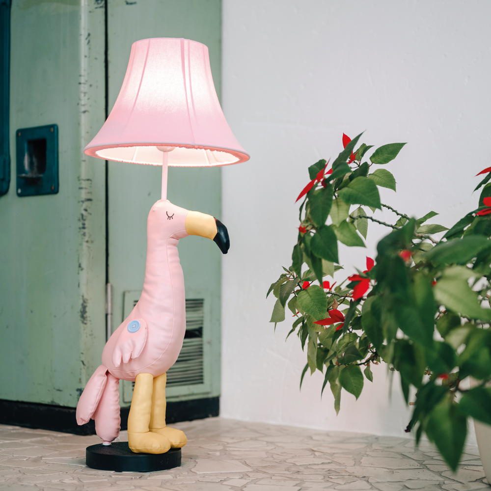 Vaikiškas stalinis šviestuvas Flamingas Mingas - 4
