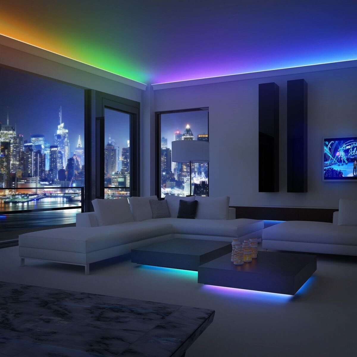 LED juostos rinkinys SPECTOR LIGHT, IP65, 72 W, RGB, valdoma pulteliu, 5 m, 60 LED/m-1