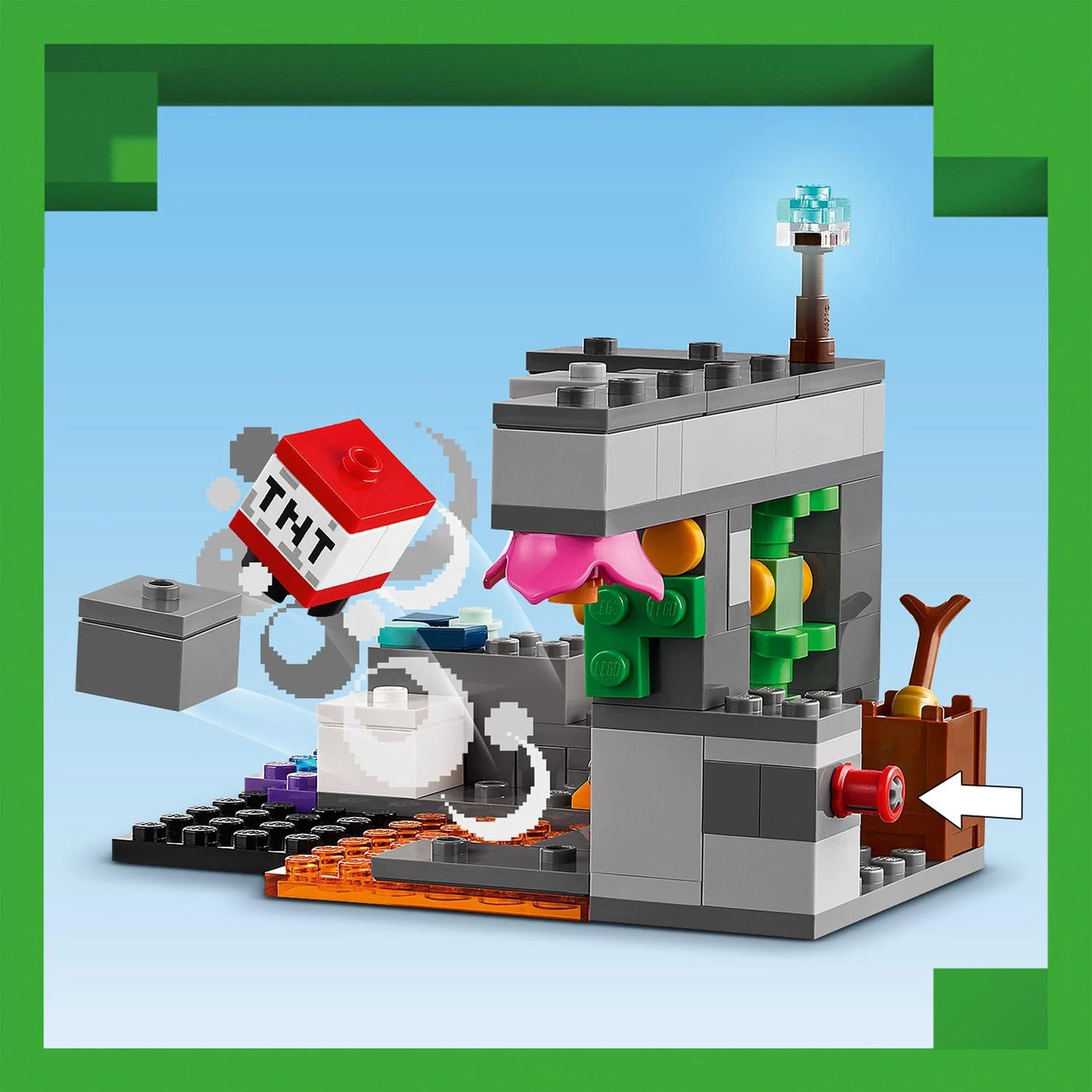 Konstruktorius LEGO Minecraft The Warden Encounter - 5