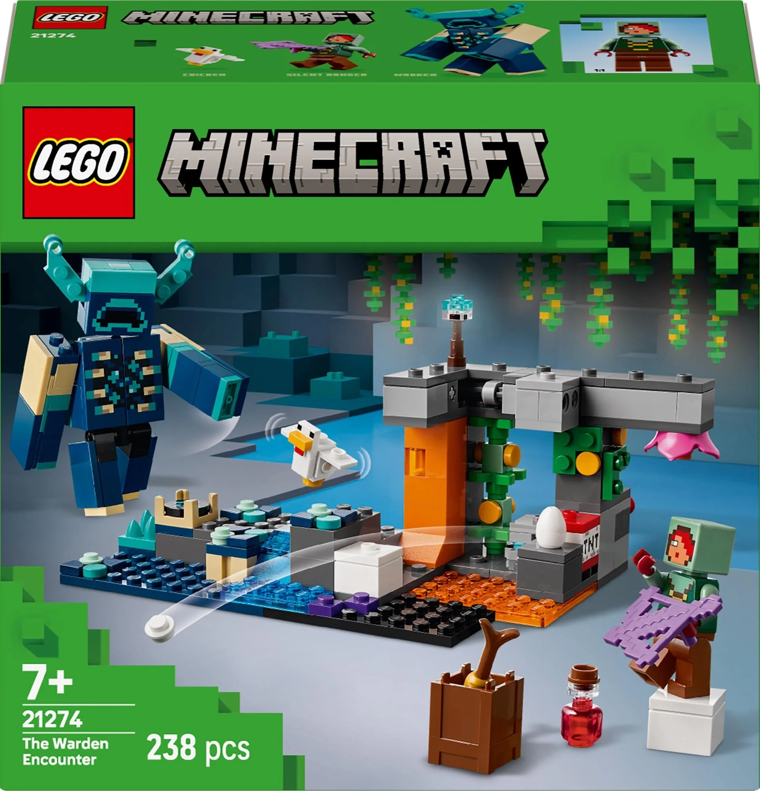 Konstruktorius LEGO Minecraft The Warden Encounter - 1