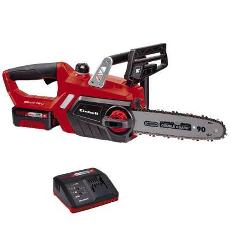 Akumuliatorinis grandininis pjūklas EINHELL GE-LC 18/25-1 LI, 18 V, 3,0 Ah, 25 cm, 4,5 m/s - 2