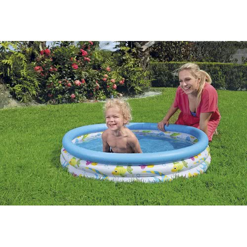 Pripučiamas baseinas BESTWAY Coral Kids Pool, Φ122 x 25 cm - 3