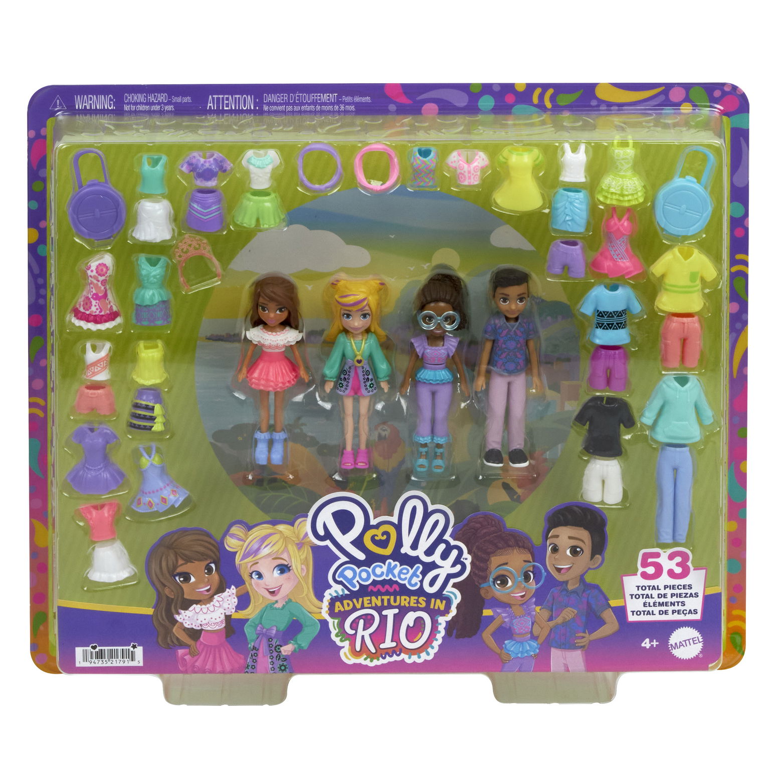 Polly Pocket Adventures In Rio mados rinkinys-0