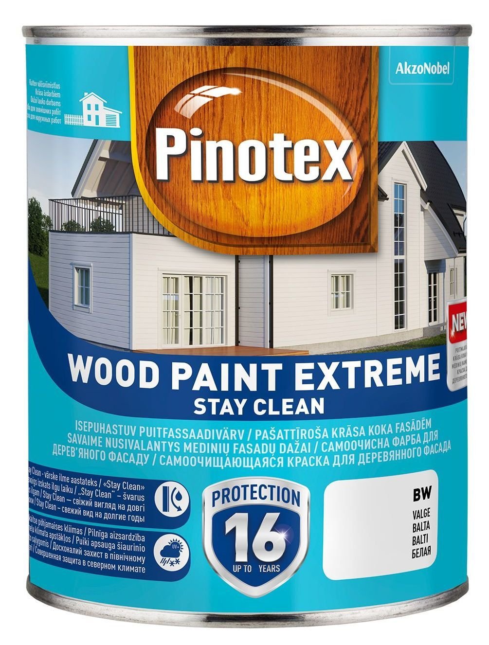 Medinių fasadų dažai PINOTEX WOOD PAINT EXTREME, BC bazė, 0,94 l