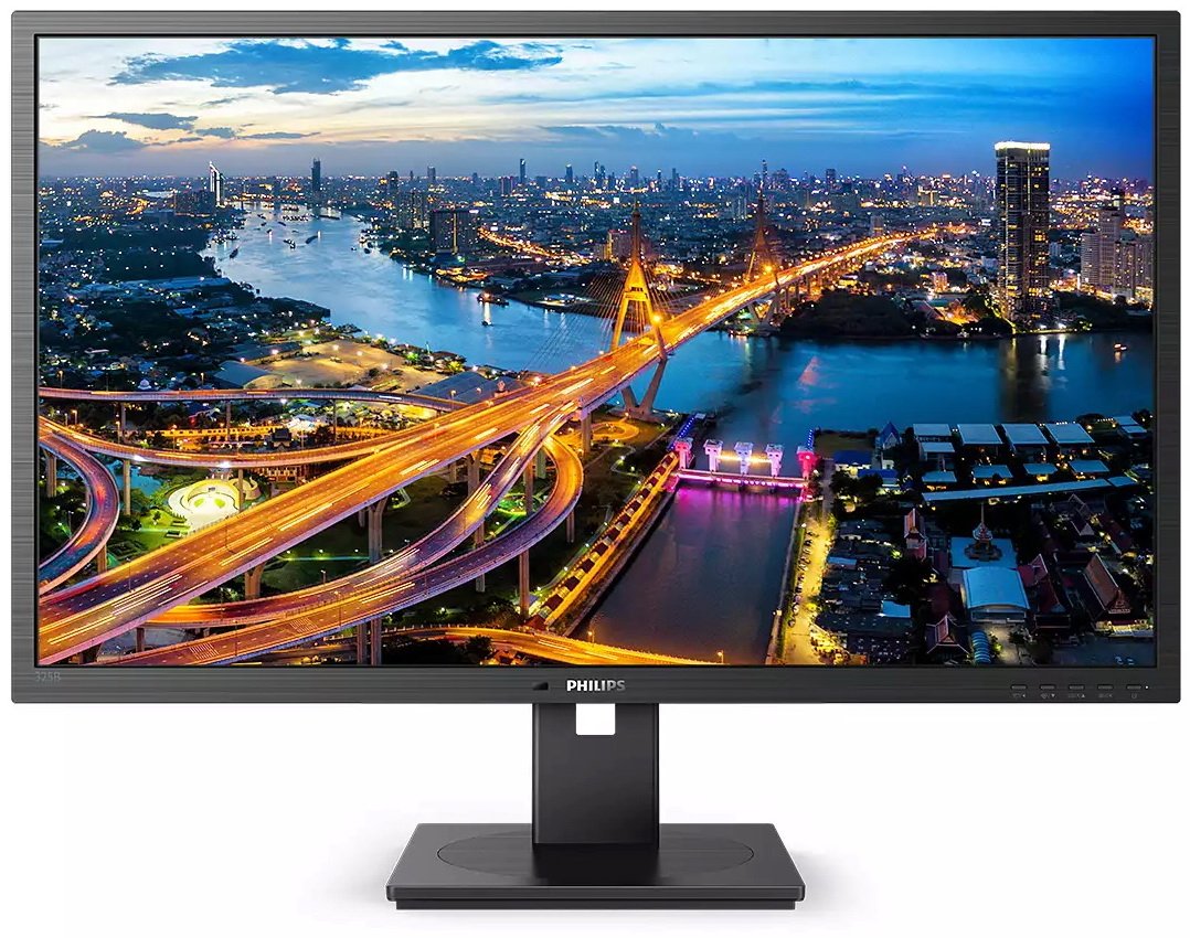Philips LCD monitor with PowerSensor 325B1L/00 31.5 ", QHD, 2560 x 1440 pixels, IPS, 16:9, Black, 4 ms,  250 cd/m², Audio output, 75 Hz, W-LED system, HDMI ports quantity 2