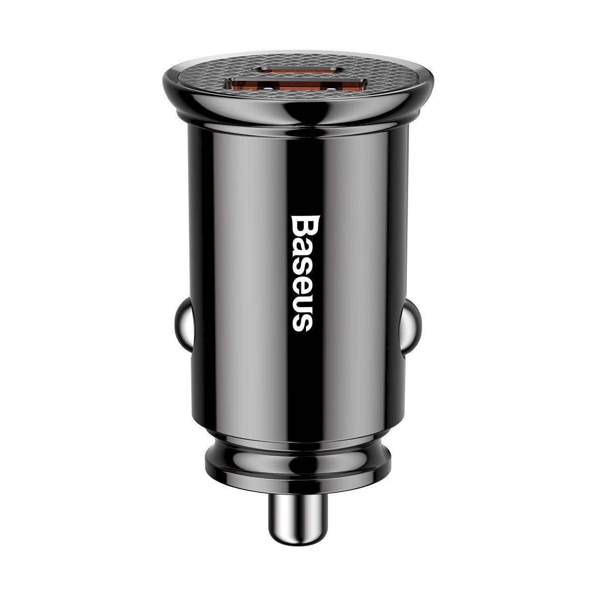 Automobilinis įkroviklis BASEUS, 30 W, 12 - 24 V, USB + USB-C QC4.0+ SCP AFC, juodos sp.-0