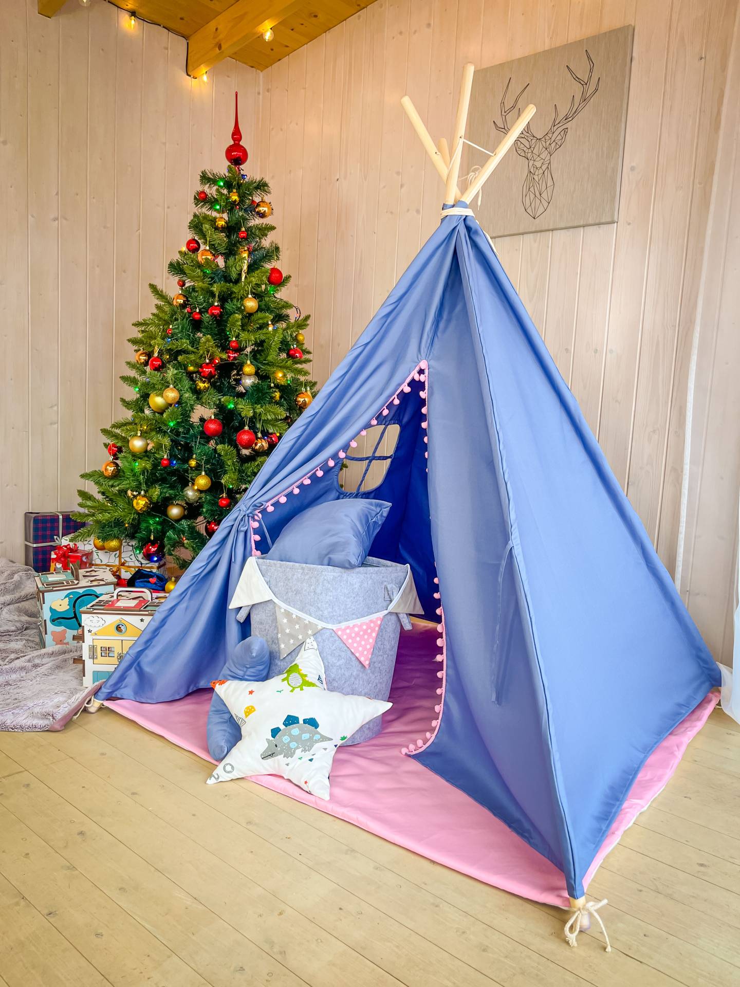 Tipi palapinė "Zefyrinis debesėlis"-1