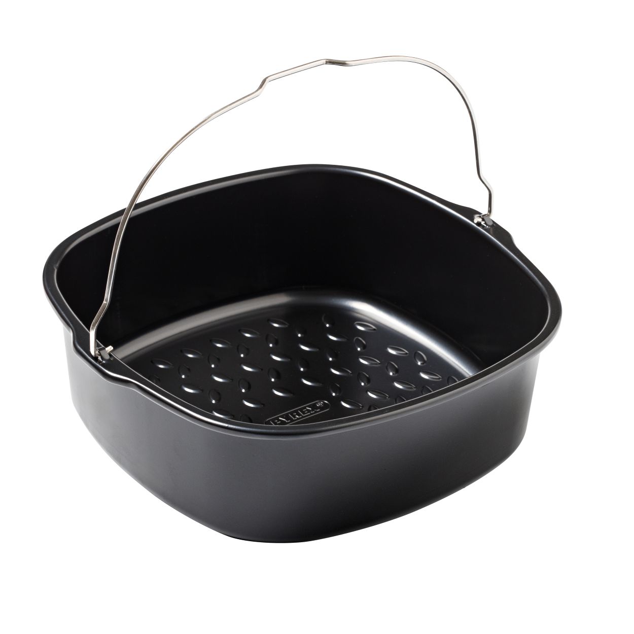Metalinis stačiakampis indas gruzdintuvei PYREX AIR FRYER, 22 x 21 cm-0