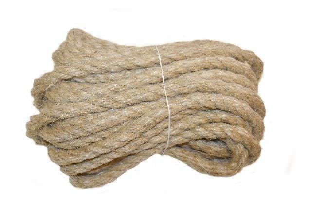 Lininė sukta virvė, 12 mm x 10 m, 0,95 kg