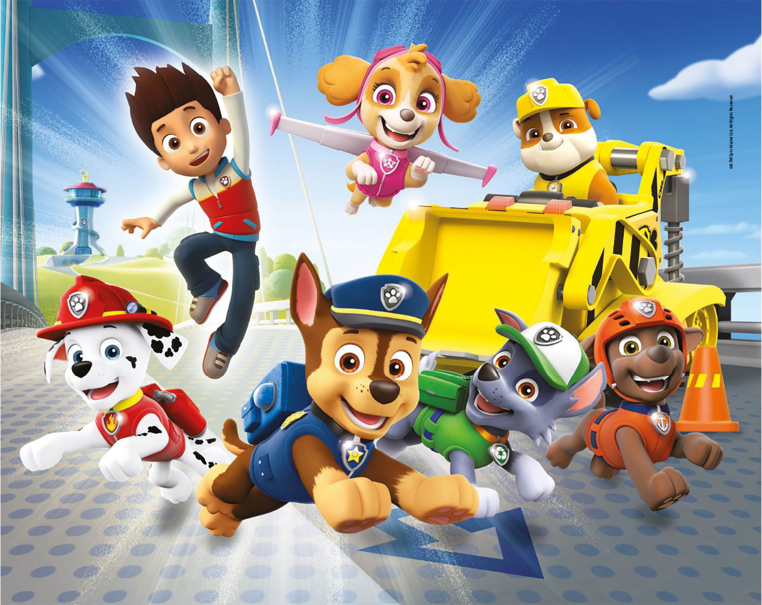 CLEMENTONI dėlionė Paw Patrol, 20+60+100+180 d., 21412-1